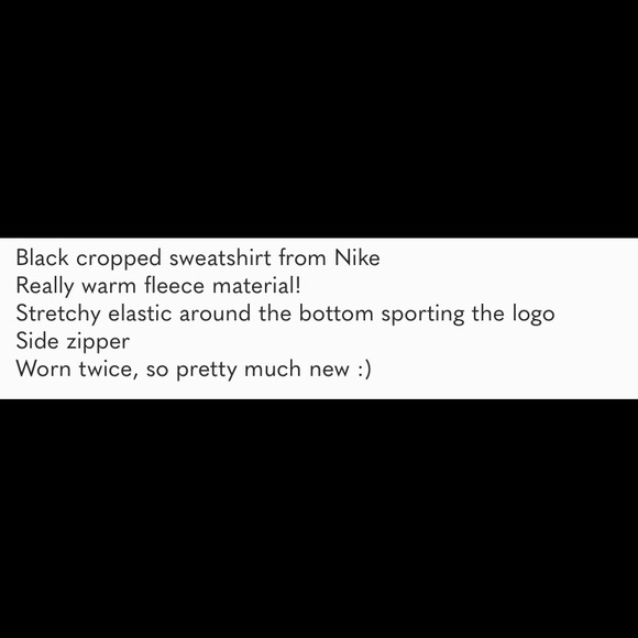 Nike Crop Sweatshirt - Picture 4 of 4